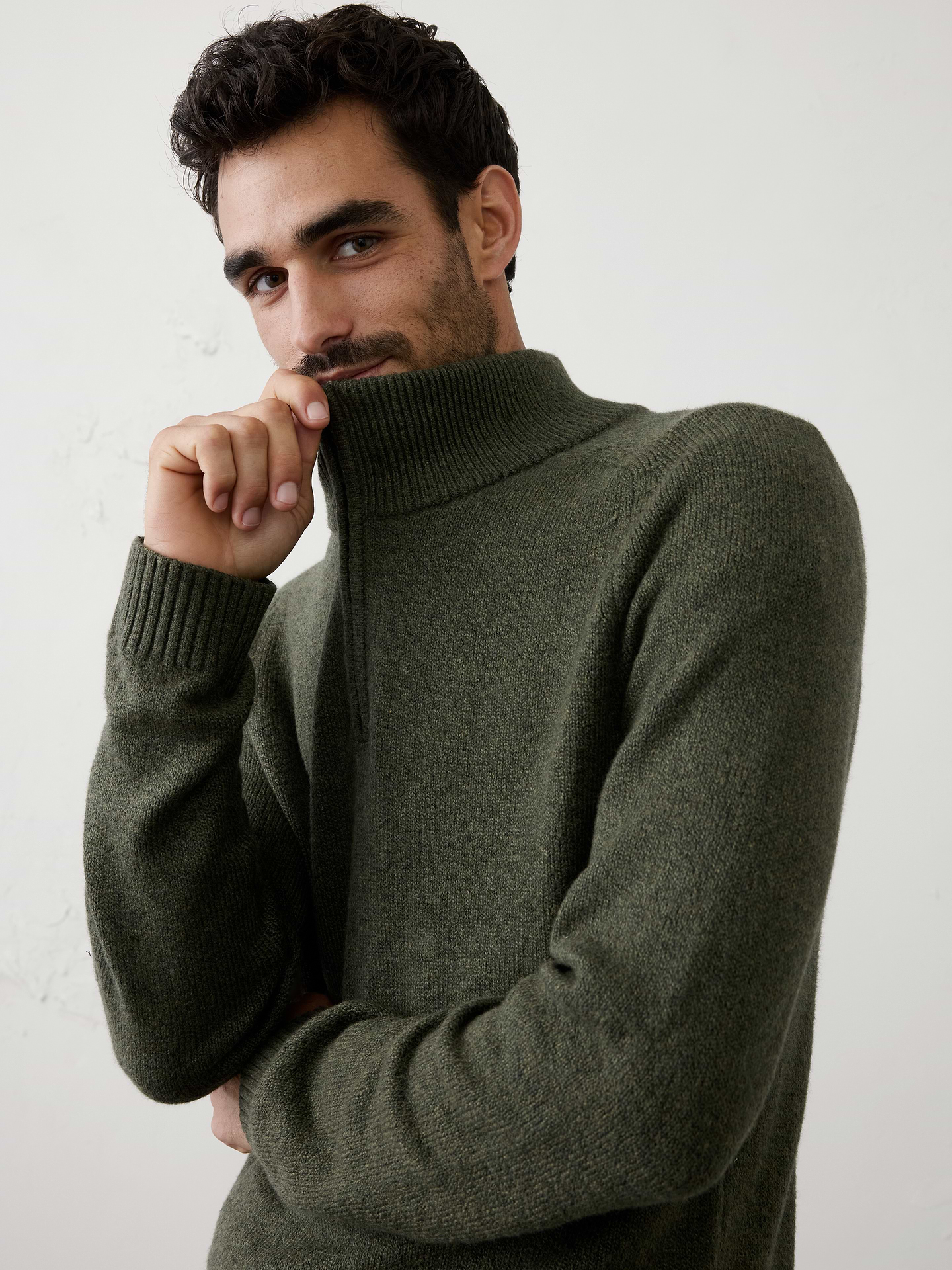 Image number 3 showing, Cozy Quarter-Zip Sweater