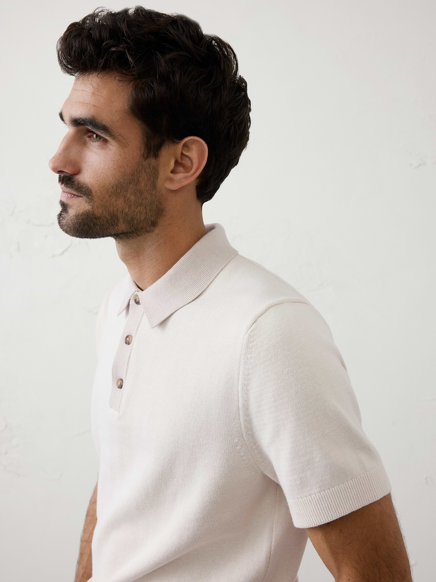 Image number 3 showing, Contrast-Placket Sweater Polo