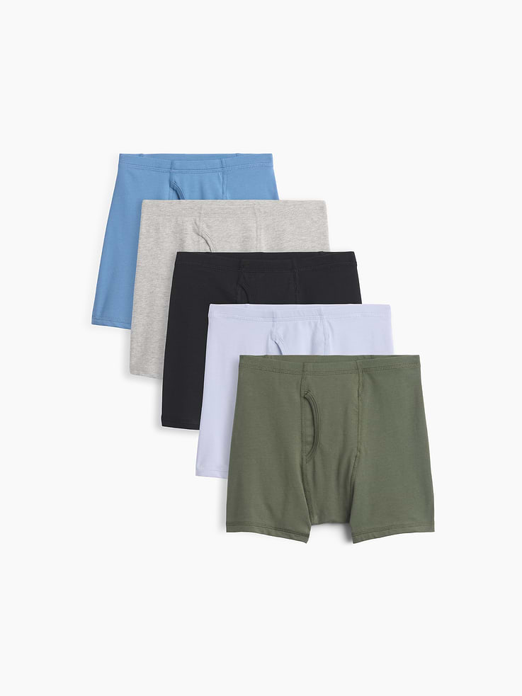 Image number 1 showing, Kids Boxer Briefs (5-Pack)