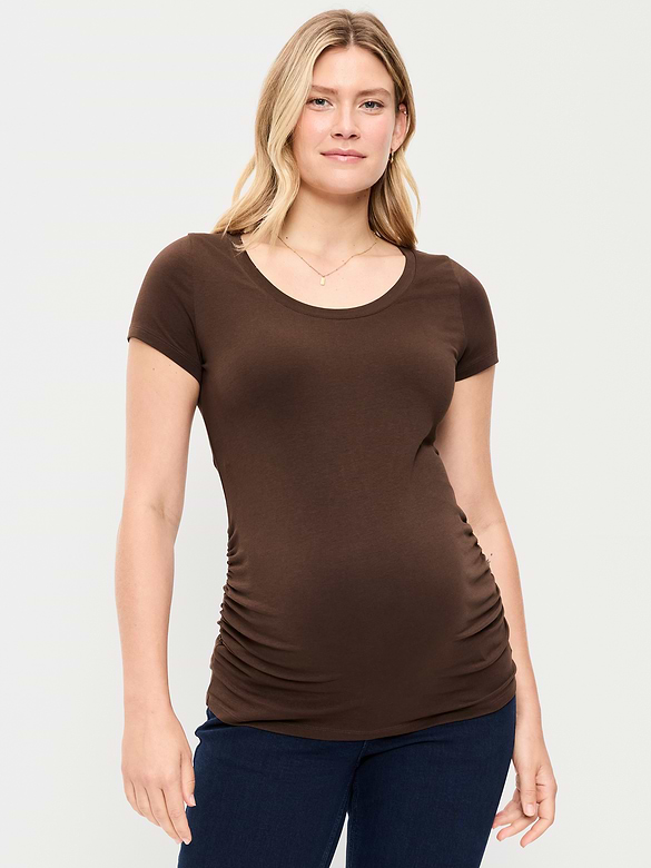 Maternity Scoop-Neck T-Shirt