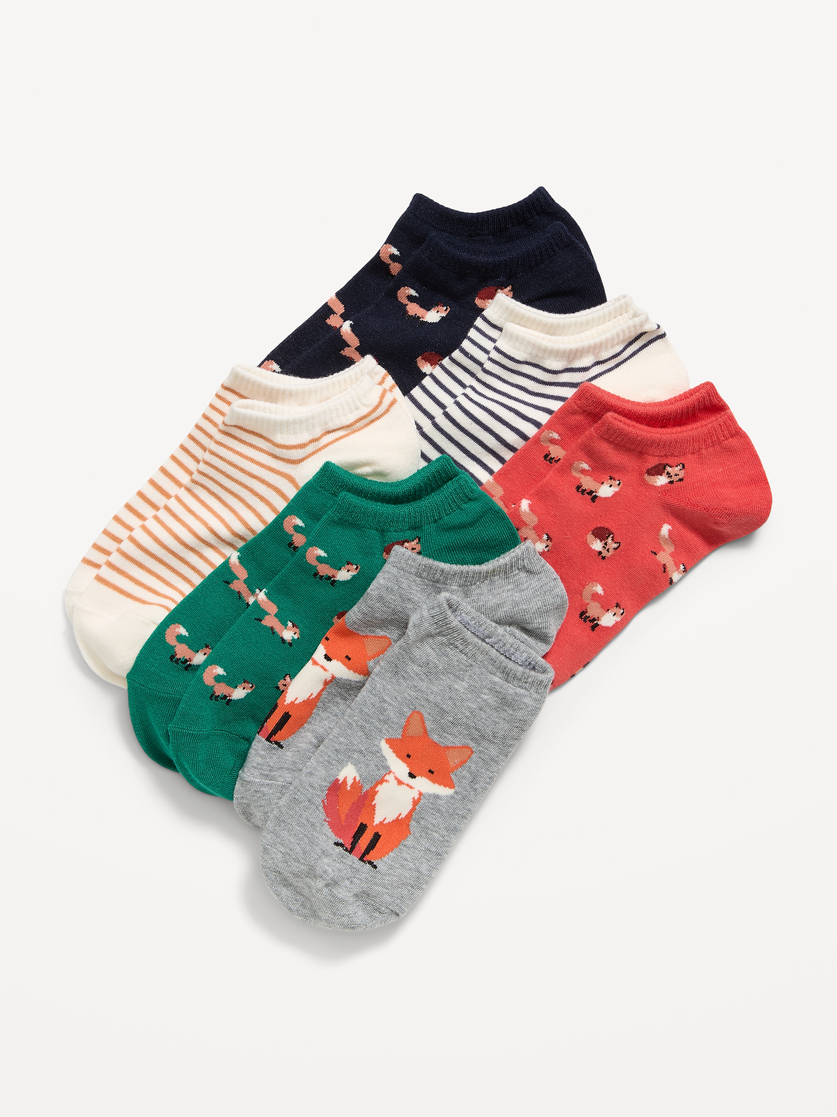 Image number 1 showing, Ankle Socks 6-Pack for Women