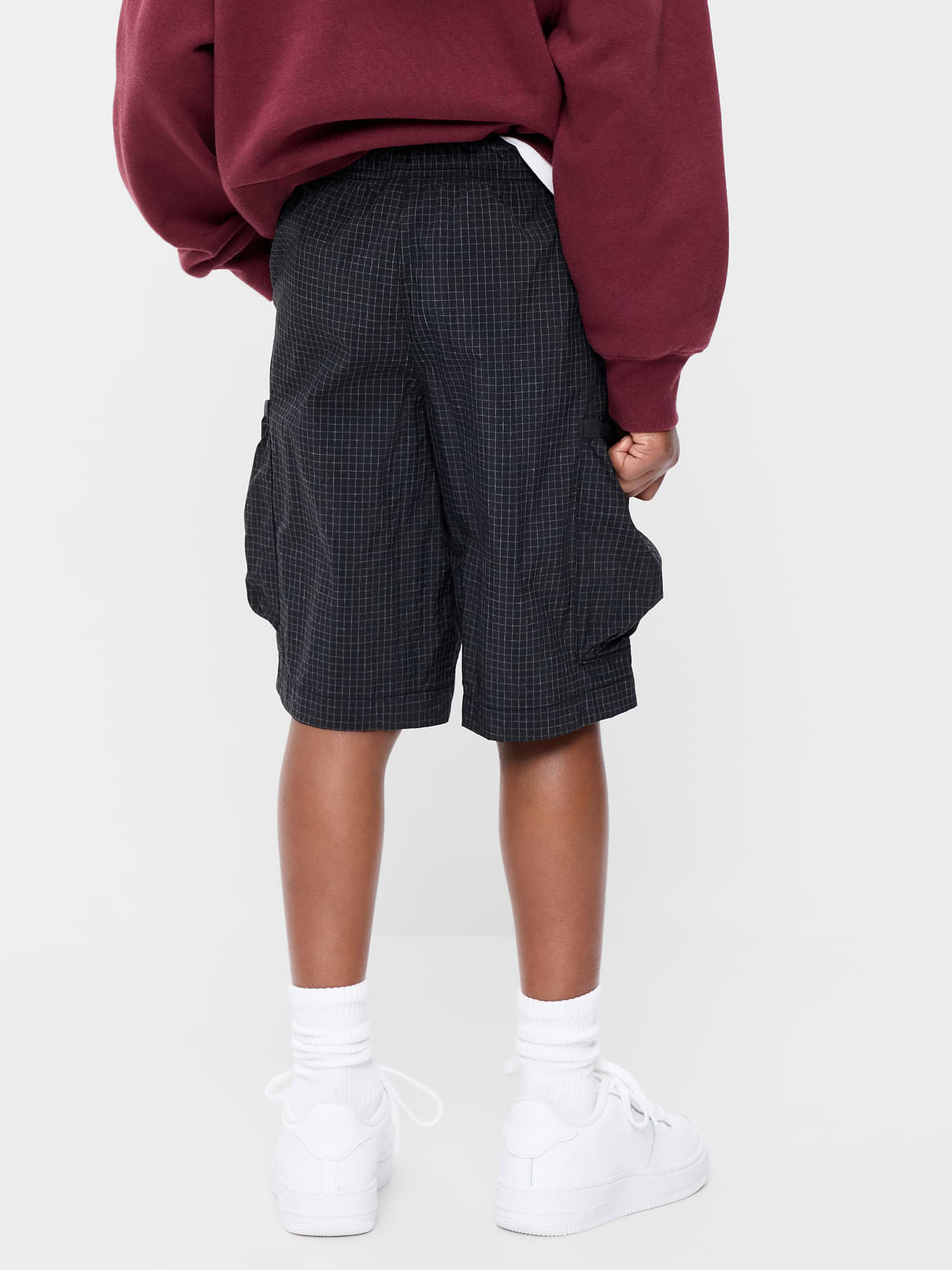 Image number 2 showing, Below Knee Super Baggy Ripstop Cargo Shorts for Boys