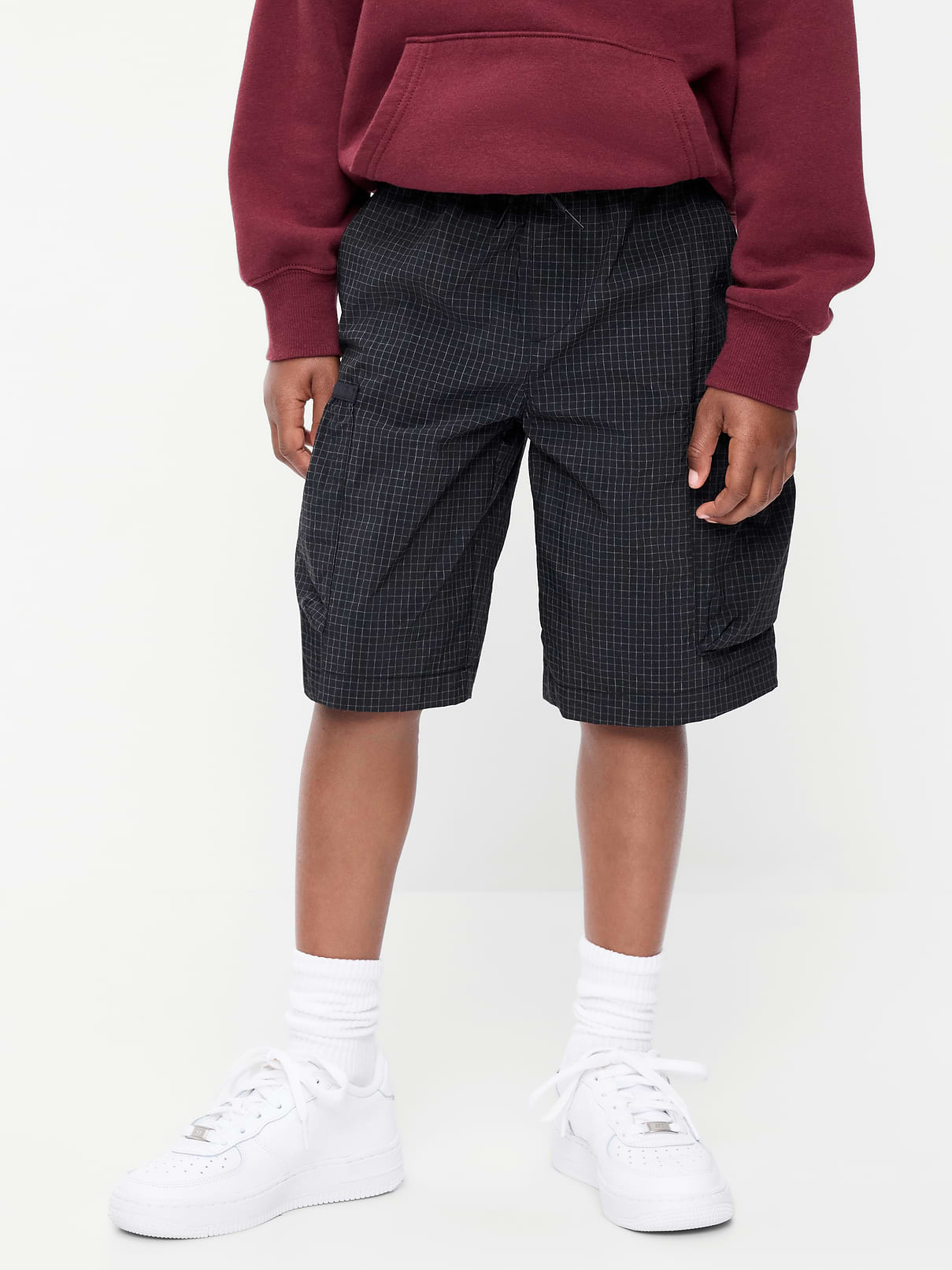 Image number 1 showing, Below Knee Super Baggy Ripstop Cargo Shorts for Boys