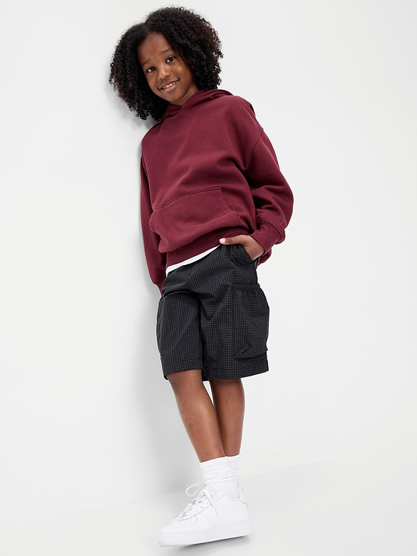 Below Knee Super Baggy Ripstop Cargo Shorts for Boys