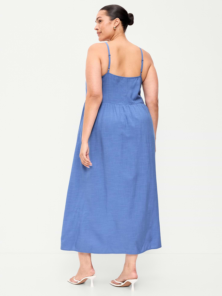 L'image numéro 9 présente Robe longue bohème sans manches