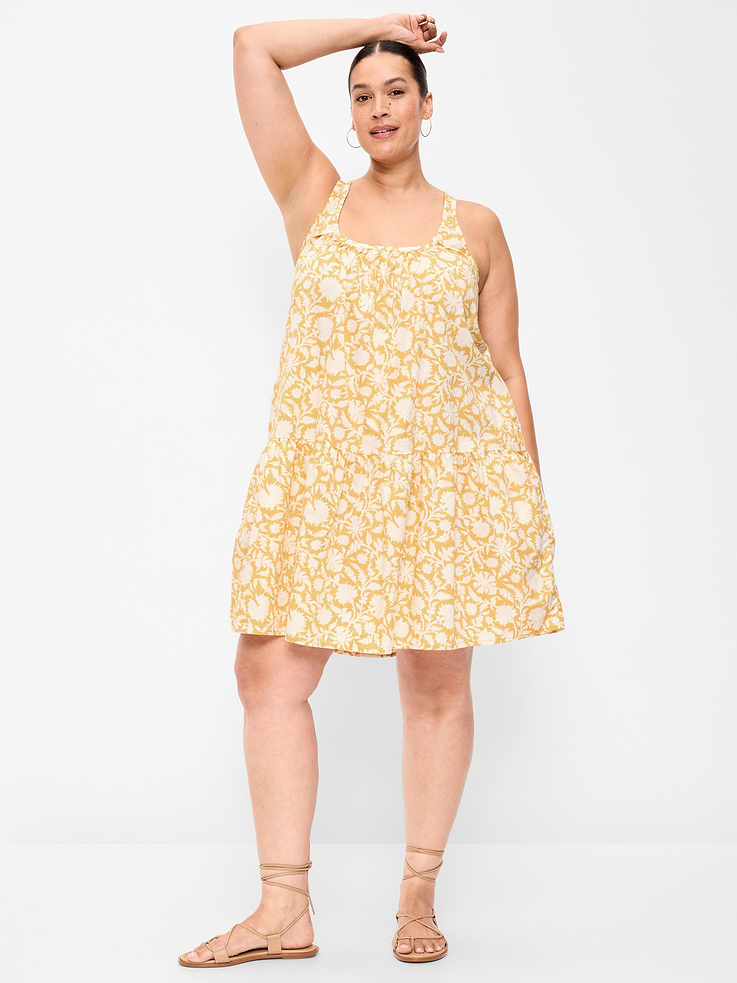 Image number 9 showing, Sleeveless Scoop-Neck Mini Swing Dress