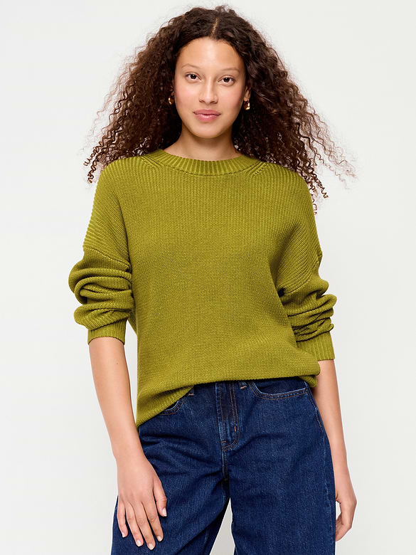 Seaside Cotton Shaker Oversized Tunic Sweater