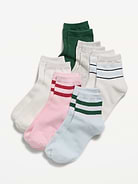 L'image numéro 1 présente Chaussettes courtes pour fille (paquet de 6 paires)