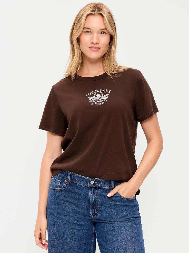 Image number 5 showing, EveryWear Crew-Neck Graphic T-Shirt