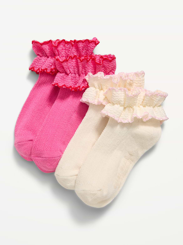 Socquettes à volants pour tout-petit et bébé (paquet de 2 paires)
