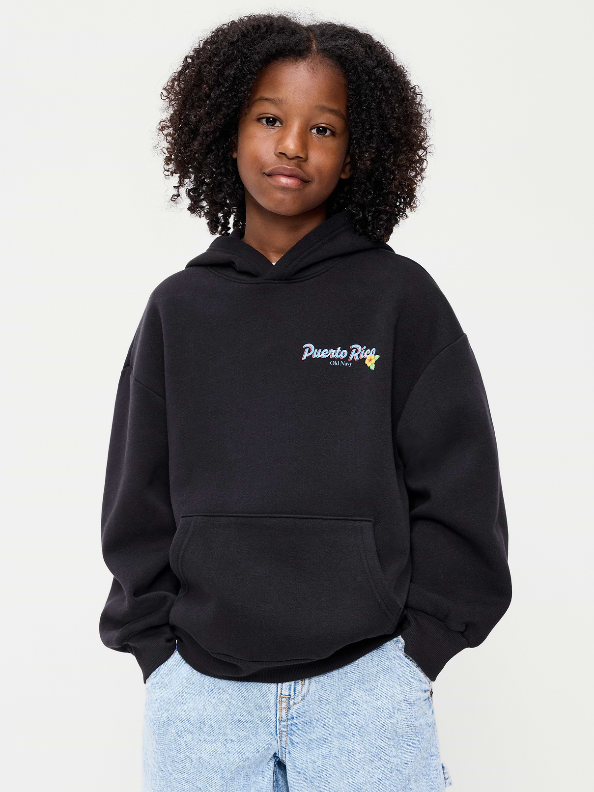 Image number 1 showing, Favorite Fleece Oversized Logo Graphic Pullover Hoodie for Boys