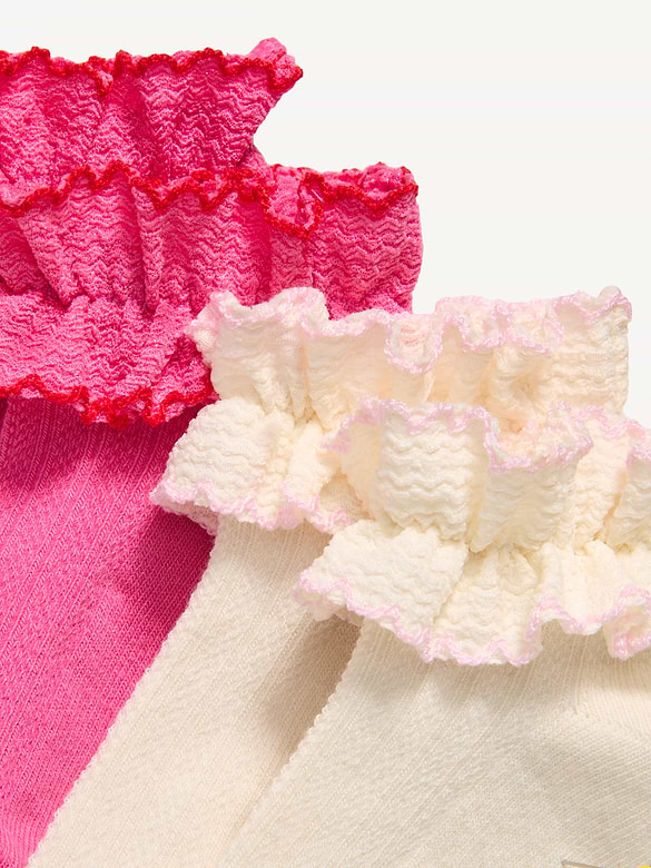 Socquettes à volants pour tout-petit et bébé (paquet de 2 paires)