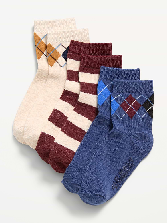 Crew Socks 3-Pack for Toddler & Baby
