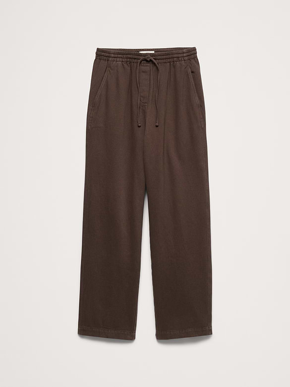 The Getaway Straight-Leg Pant in Cotton