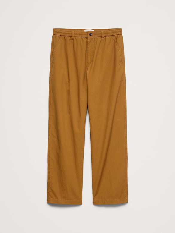 The Weekender Relaxed Pull-On Pant in Cotton