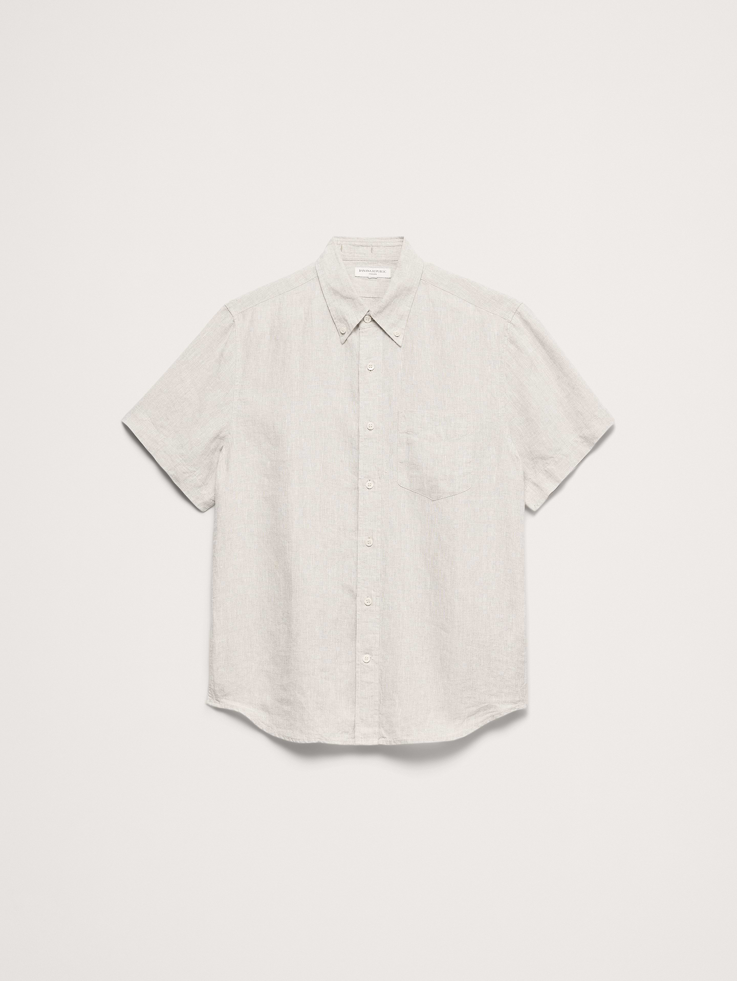 L'image numéro 5 présente Chemise standard à manches courtes en lin