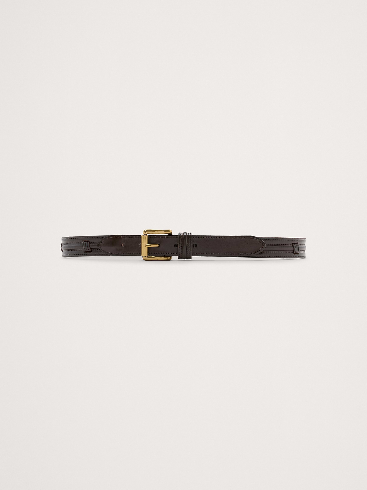 Stitched Leather Belt