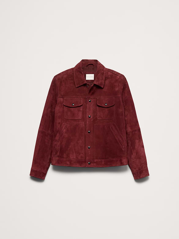 Suede Trucker Jacket