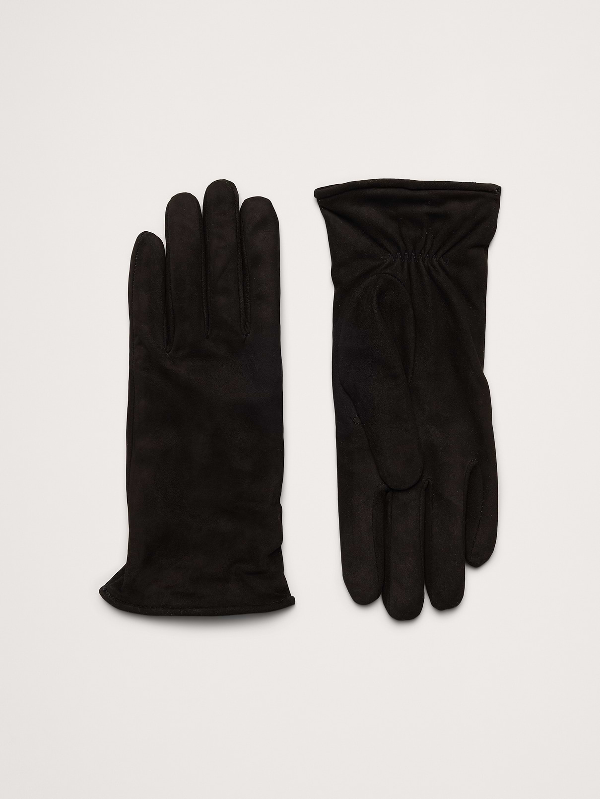 Italian Suede Cashmere-Lined Gloves