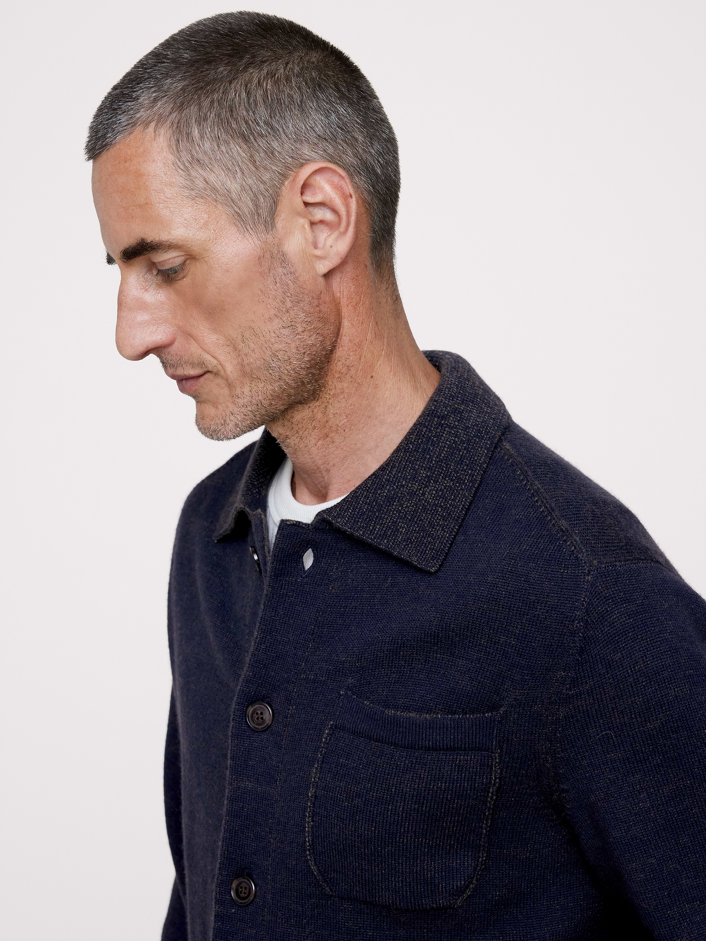 Image 3 of 4, Merino Chore Cardigan