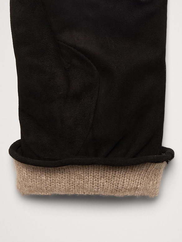 Gants en suède italien doublés de cachemire