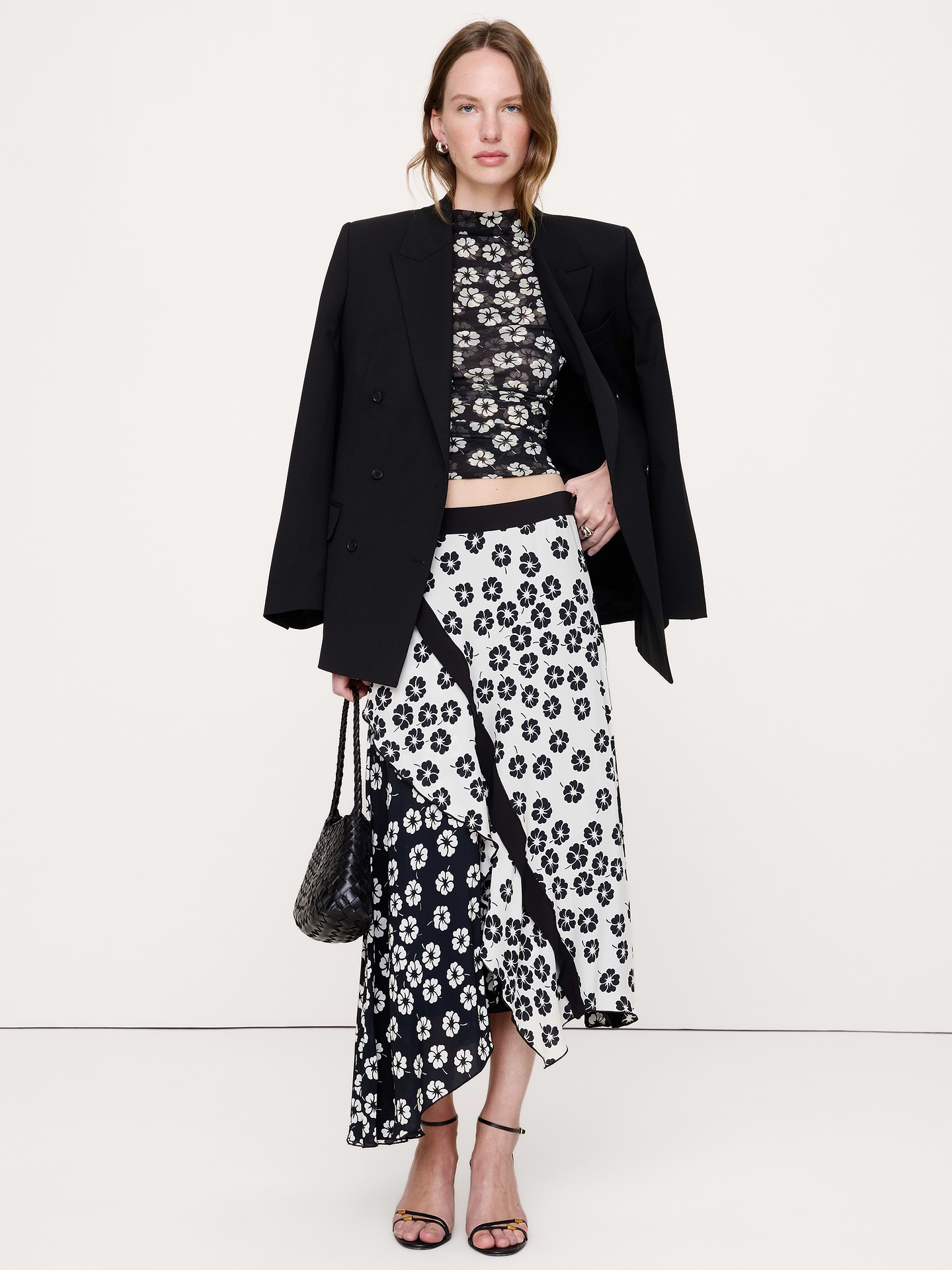 Image number 7 showing, Mesh Mock-Neck Top