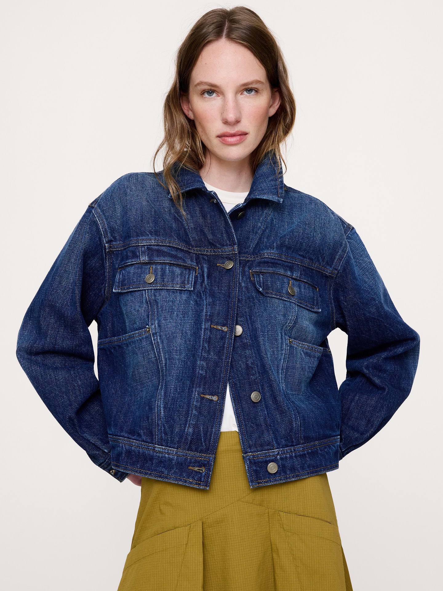L'image numéro 1 présente Veste en denim Retour aux archives