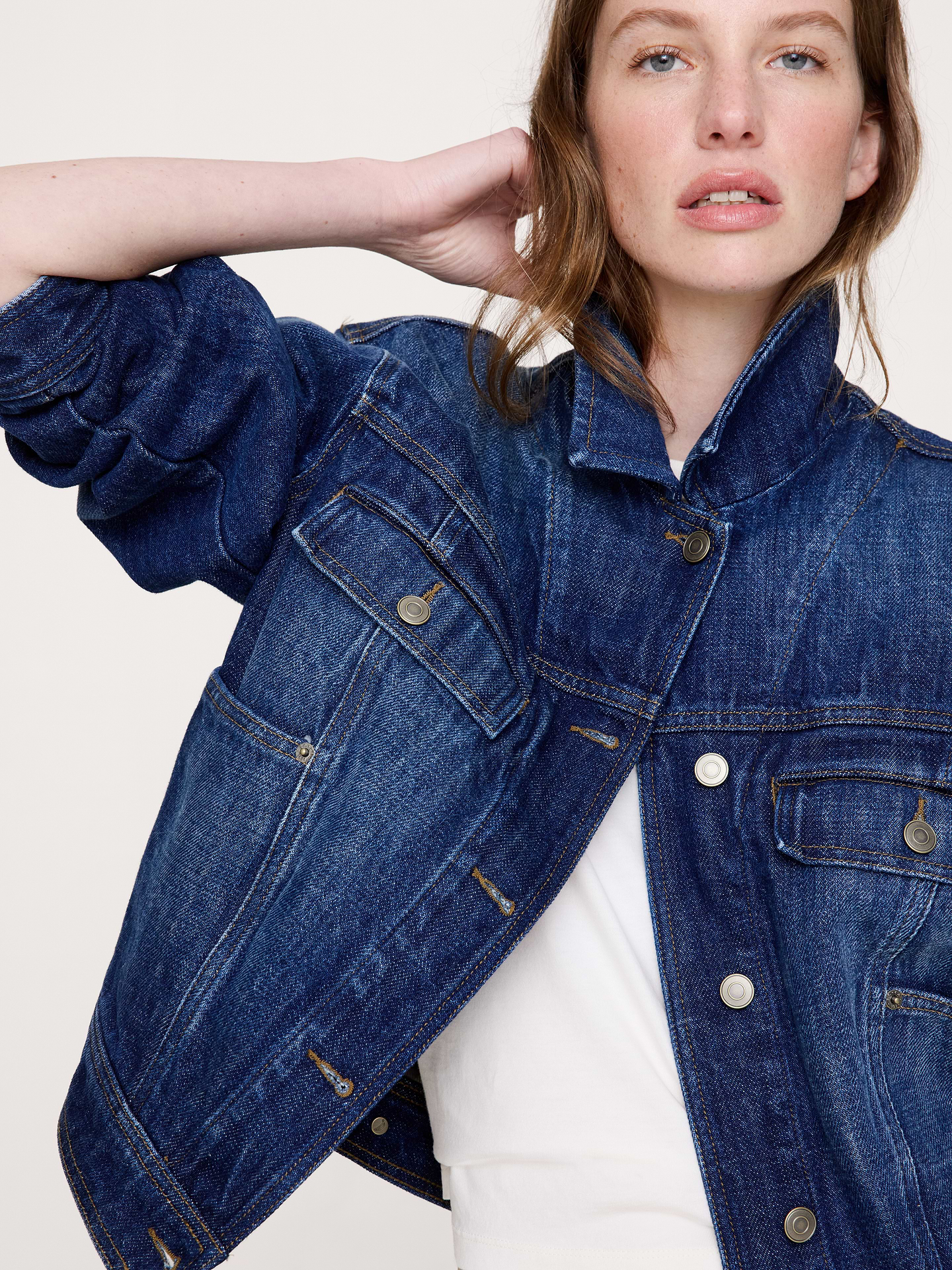 L'image numéro 8 présente Veste en denim Retour aux archives