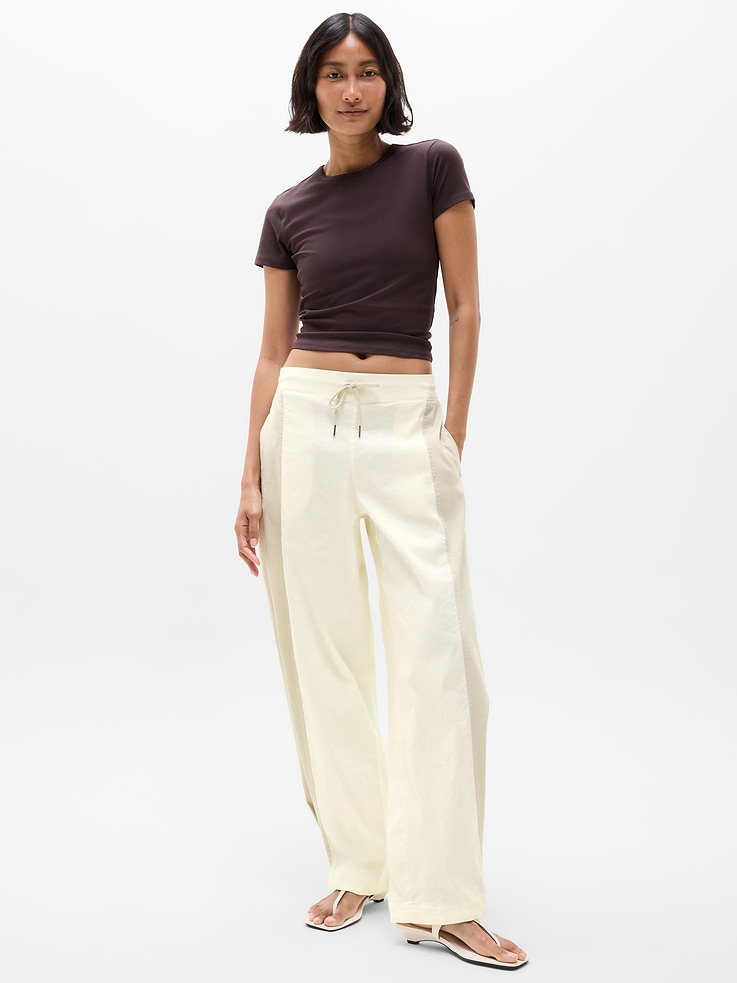 Image number 1 showing, SuperLinen Blend Palazzo Pant
