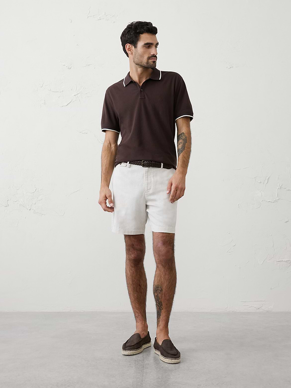 Slim-Fit Cotton Pique Polo