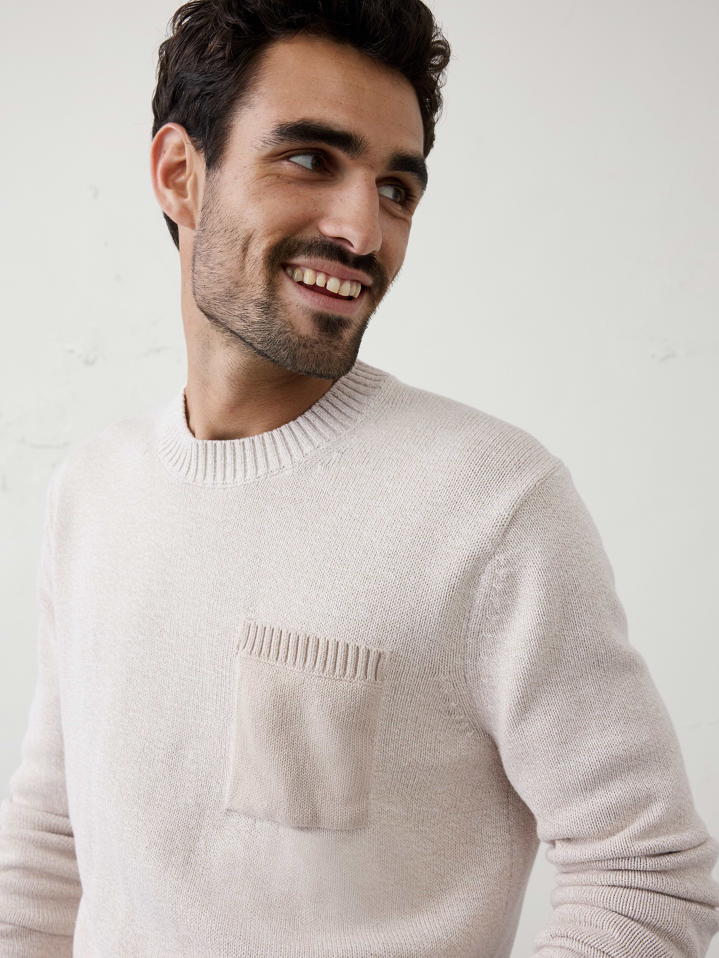 Image number 3 showing, Contrast Pocket Sweater
