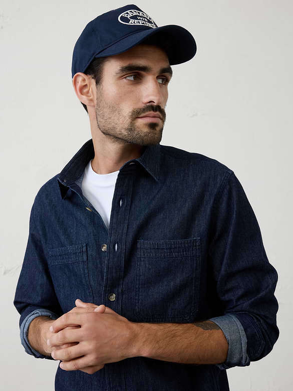 Standard-Fit Denim Heritage Shirt