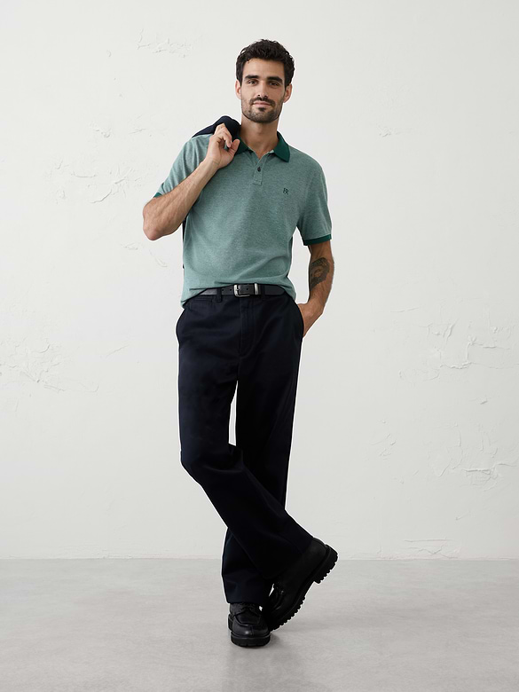 Standard-Fit Pique Polo