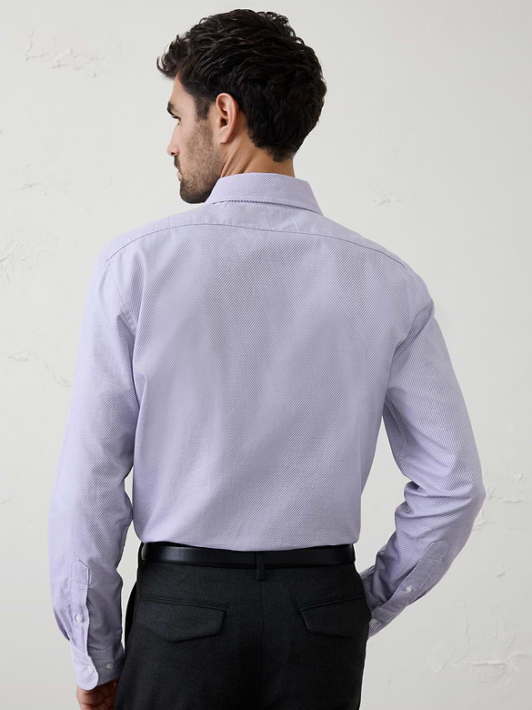 Slim-Fit Dobby Dress Shirt