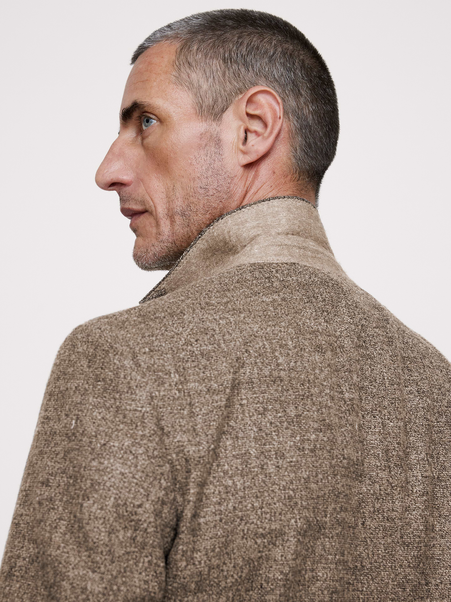 Image number 4 showing, Slim Flannel Pleated Suit Jacket