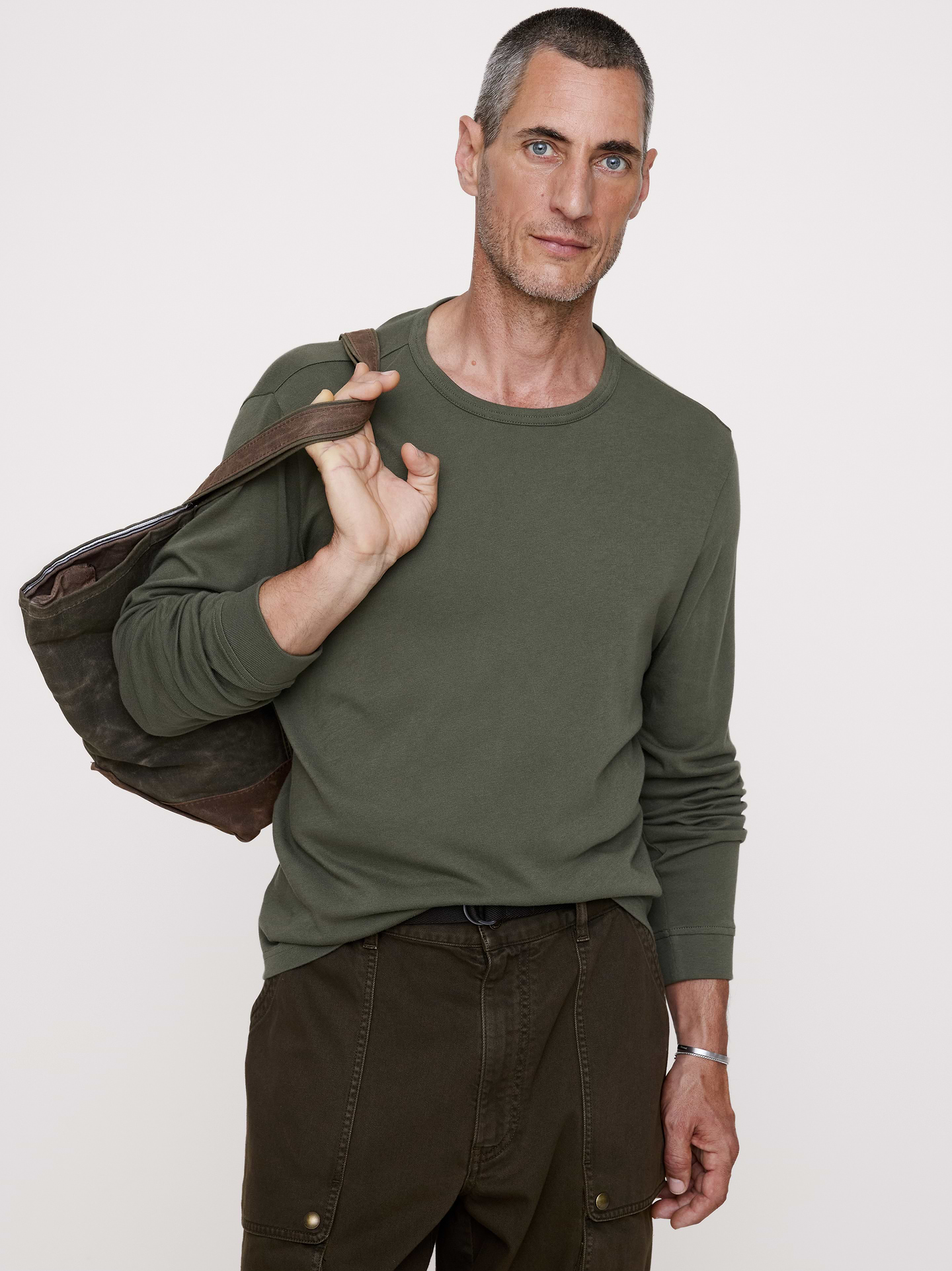 Image number 1 showing, Cotton Jersey Long-Sleeve T-Shirt