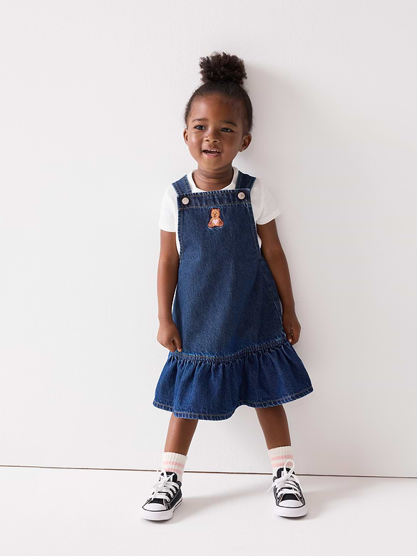 babyGap Brannan Bear Denim Skirtall