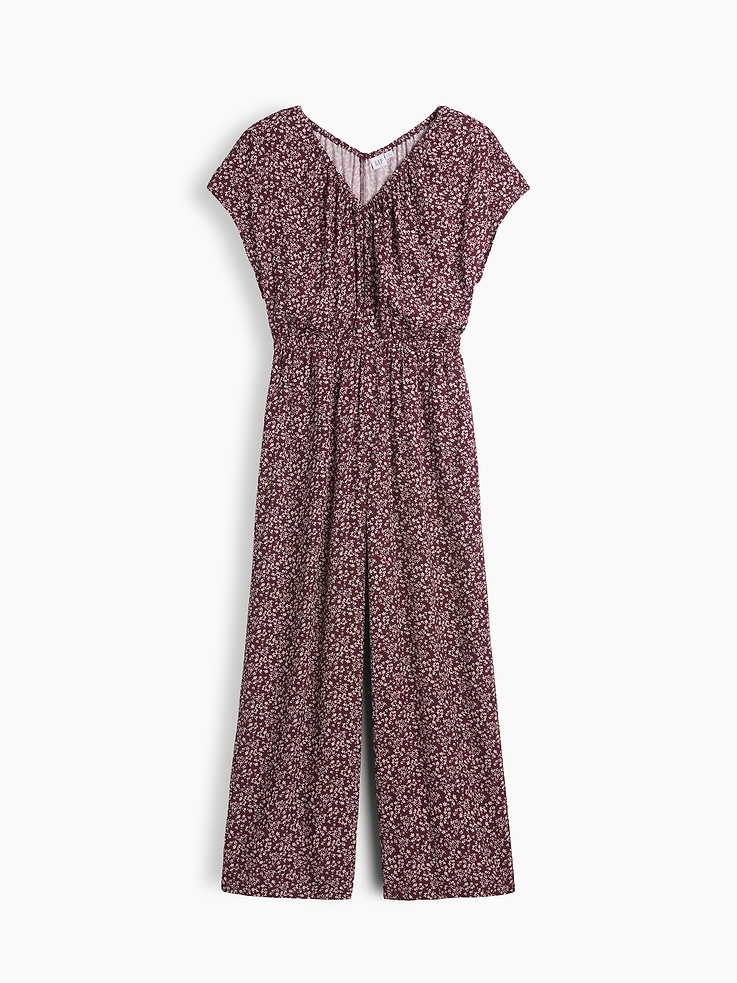 Image number 6 showing, Flutter Sleeve Wide-Leg Jumpsuit
