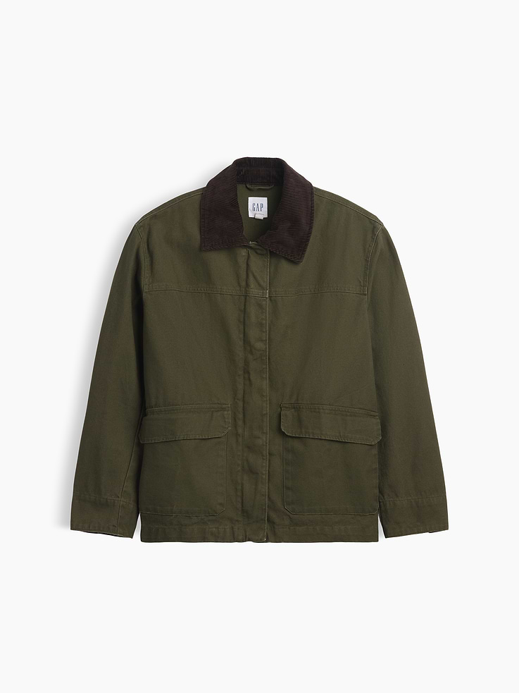 Image number 5 showing, Relaxed Canvas Barn Jacket