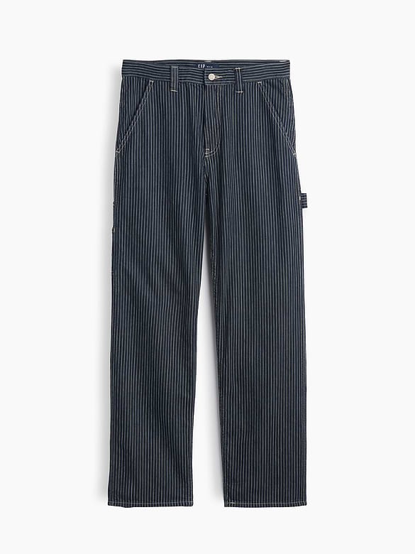 Relaxed Stripe Carpenter Jeans