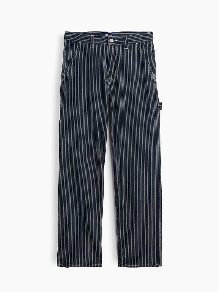 Image number 6 showing, Relaxed Stripe Carpenter Jeans
