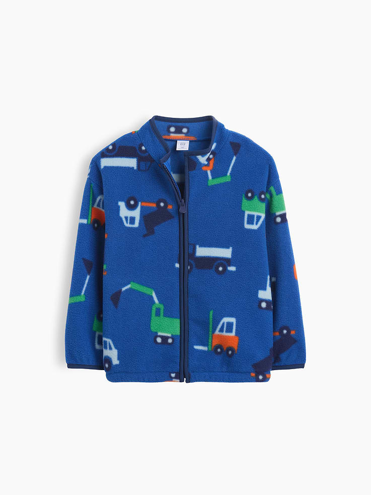 Image number 1 showing, babyGap Relaxed Microfleece Zip Sweatshirt