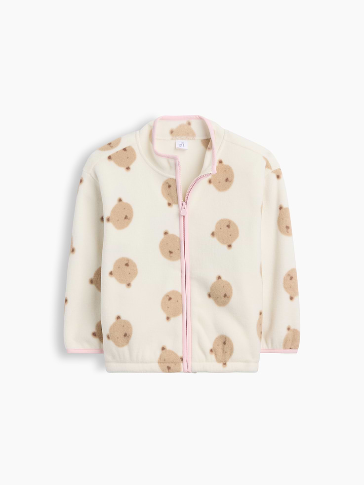 Image number 1 showing, babyGap Relaxed Microfleece Zip Sweatshirt
