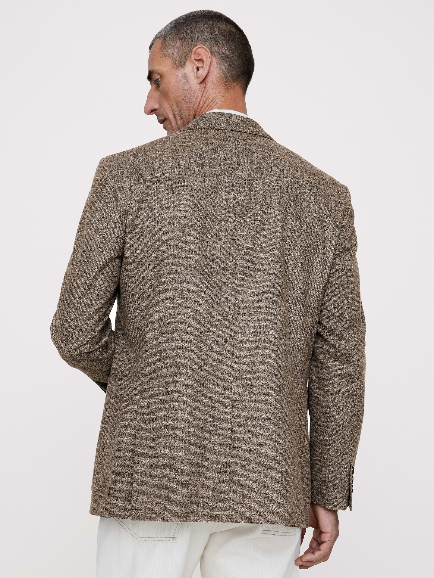 Image number 3 showing, Slim Flannel Pleated Suit Jacket