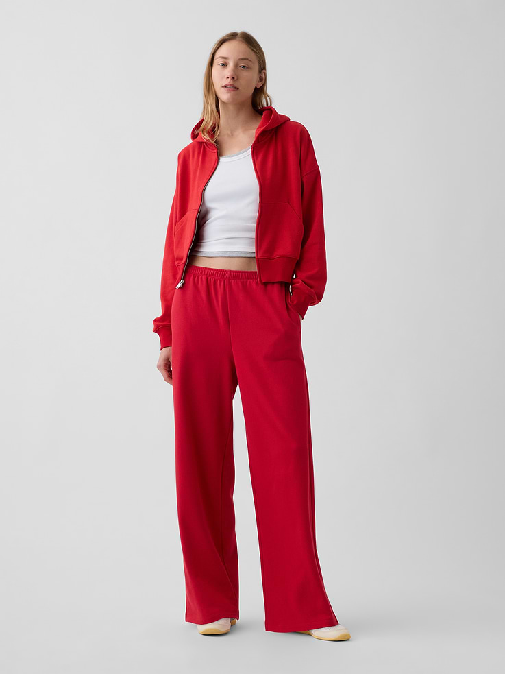 Image number 4 showing, VintageSoft Terry Oversized Wedge Zip Hoodie