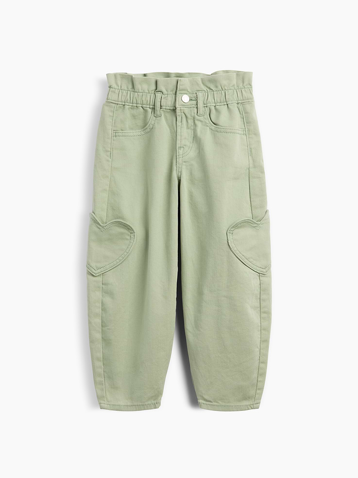 Image number 1 showing, babyGap Paperbag Horseshoe Jeans