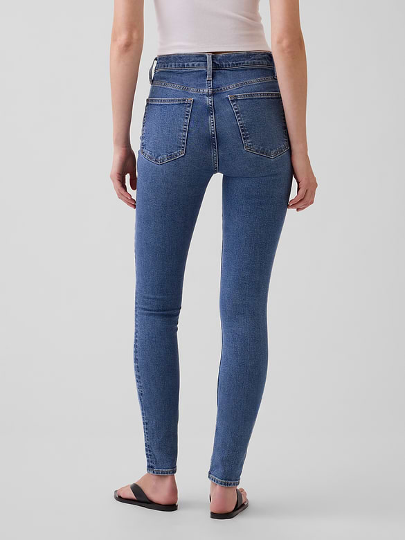 High Rise True Skinny Jeans