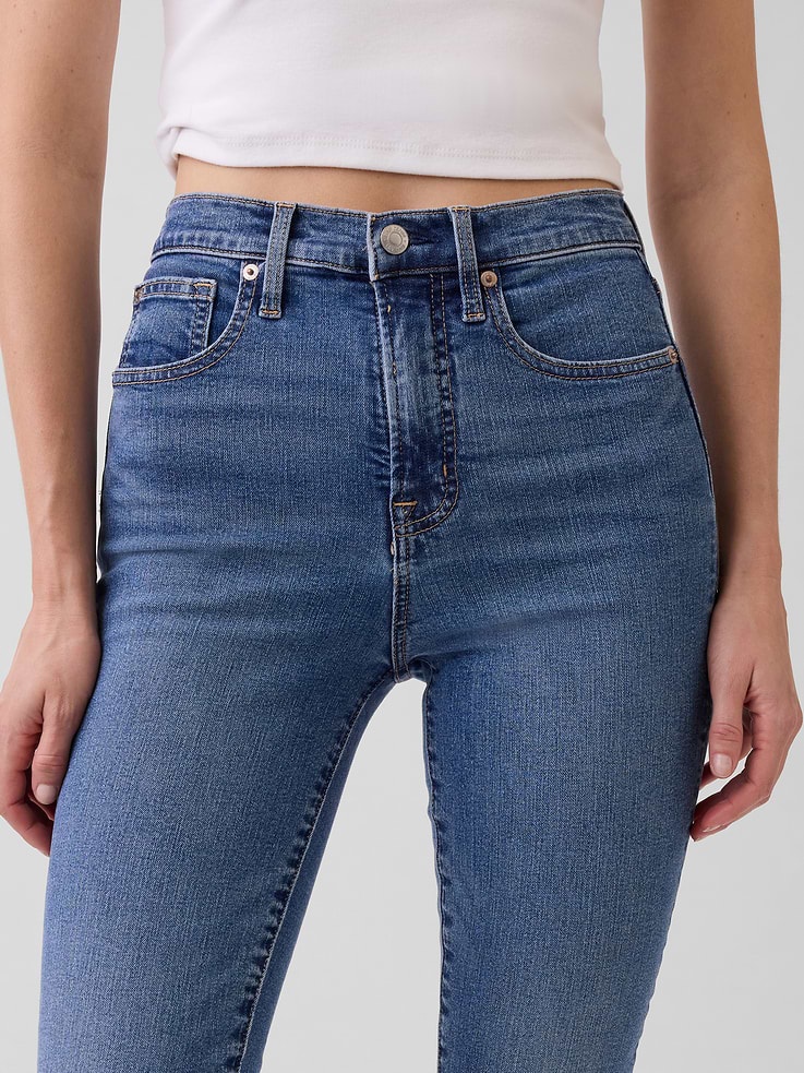 Image number 5 showing, High Rise True Skinny Jeans