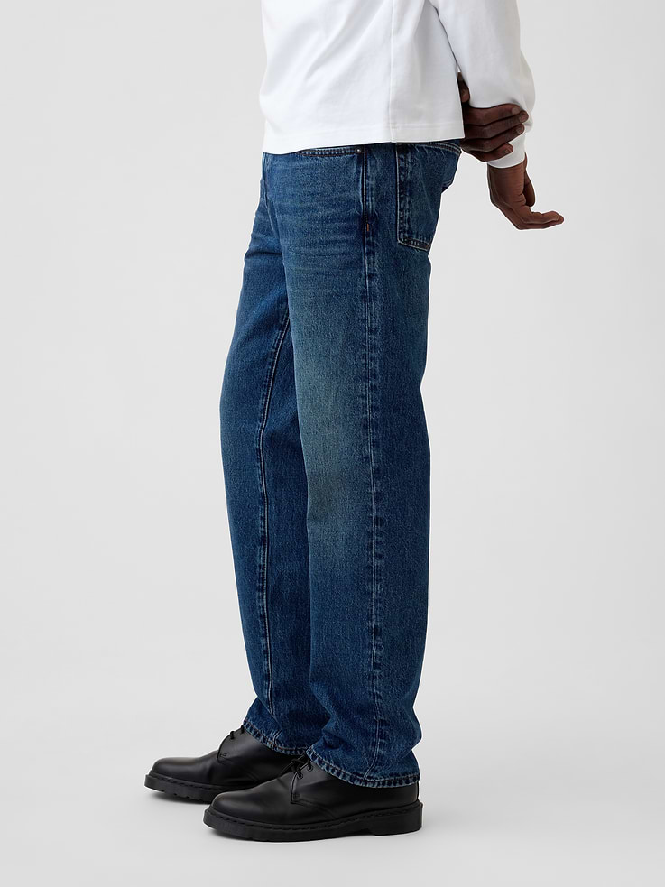 Image number 3 showing, Relaxed Straight Jeans