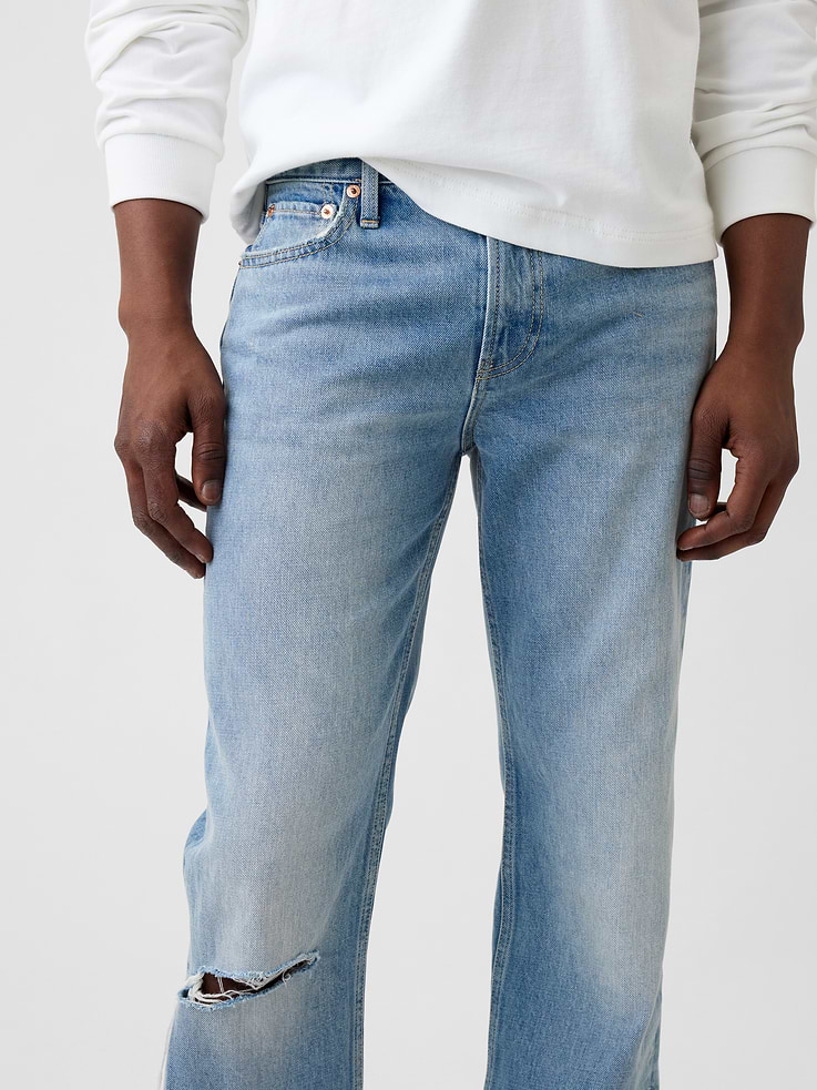 Image number 6 showing, Relaxed Straight Jeans